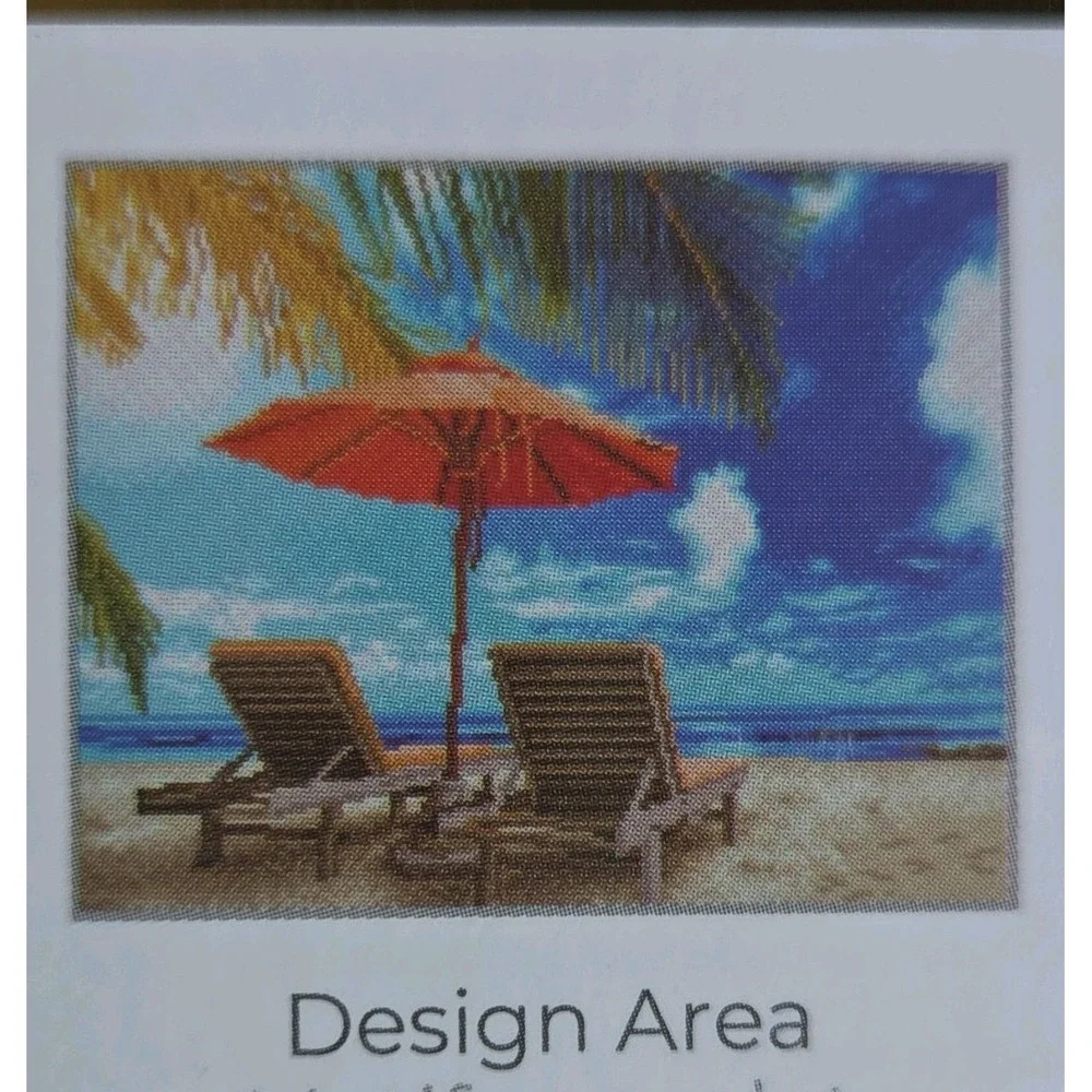 Diamond Dotz Diamond Art Kit Chill Beach Scene 20x16 Intermediate DDM9.064